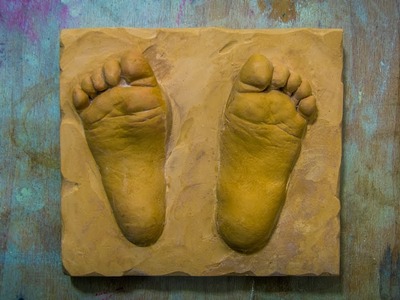 How to make a baby foot casting - Molding tutorial DIY