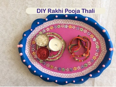 How to make a DIY Pooja Thali (Plate) | Raksha Bandhan Special