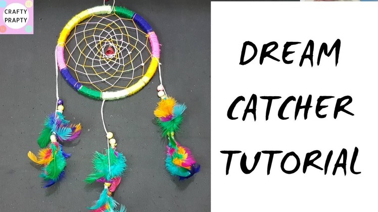 How to make a Dream Catcher.DIY Dream catcher.Dream Catcher Tutorial