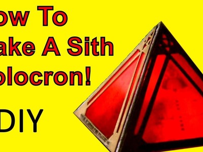 How To Make A Sith Holocron (Star Wars DIY)