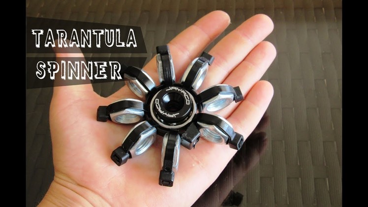 How to make a "Tarantula" Fidget Spinner tutorial - DIY hex nut spinner