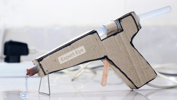 How to make Amazing DIY Hot Glue from Cardboard ! Glue Gun at Home