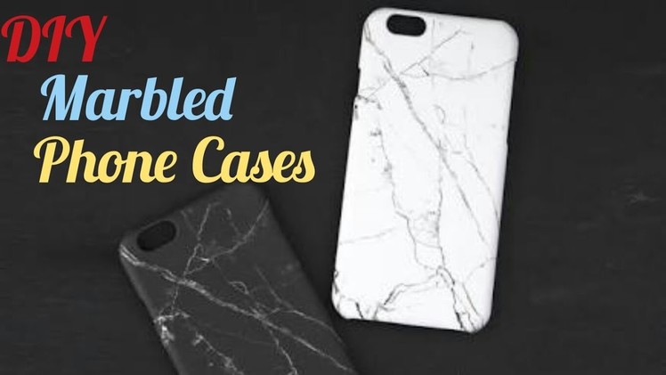 How to make Marbled Phone Case | Simple Steps | DIY |