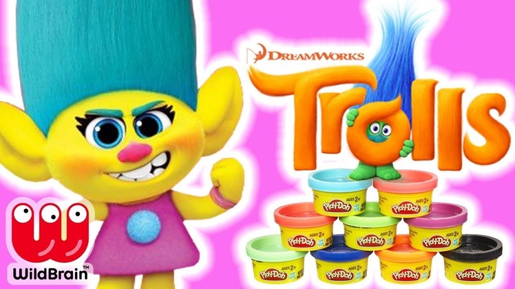 How To Make Smidge With Play Doh ???? Trolls Full Movie ???? Craft Ideas Videos For Kids ???? Crafty Kids