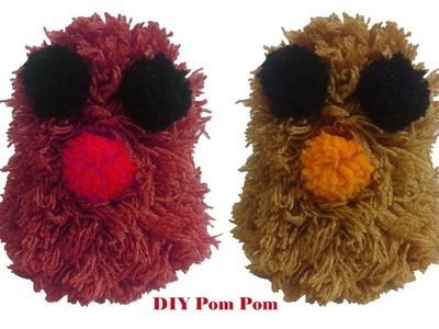 How to make Soft Toy Teddy Bear | DIY pom pom Teddy Bear Tutorial