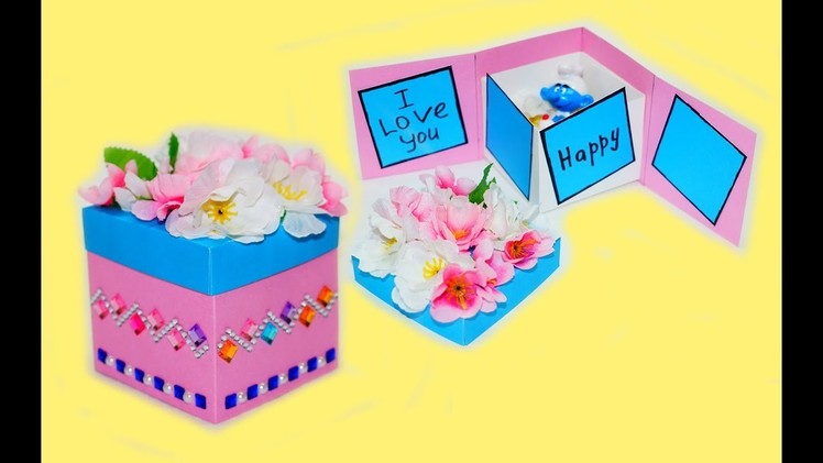 Idea gift box | Gift box tutorial + Greeting card ideas | DIY paper crafts idea | Julia DIY