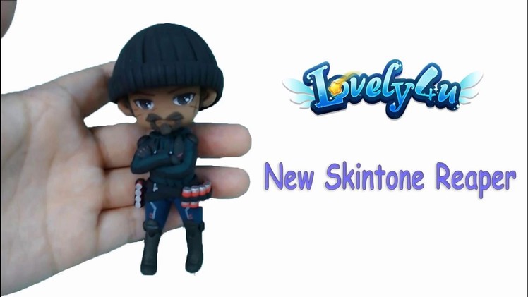 Lovely4u | VO20 |New Overwatch Reaper Skintone |DIY| Clay Figure Tutorial