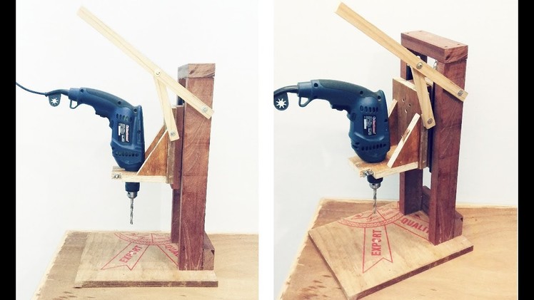Make A Homemade Drill Press Stand || DIY Homemade Drill Press