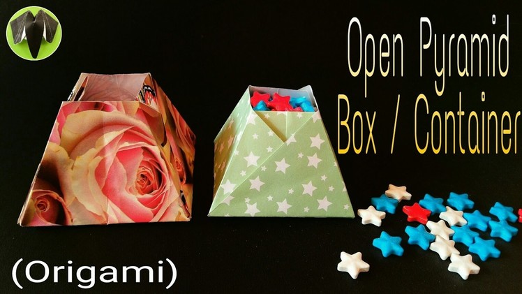 Open Pyramid Box - DIY | Handmade Origami Tutorial by Paper Folds - 750