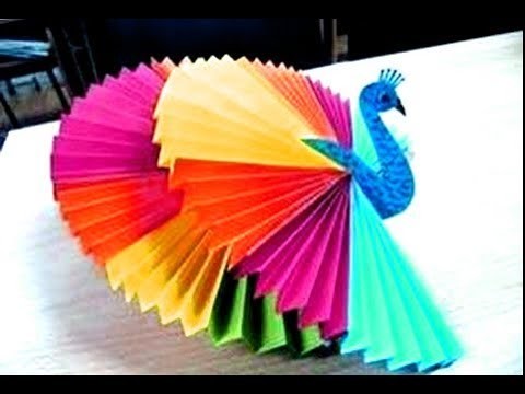 Origami Peacock: DIY 3D Origami Peacock Step-by-Step |Nice Paper Peacock Making Instructions