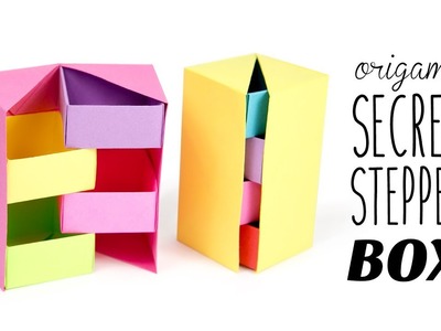 Origami Secret Stepper Box Tutorial ♥︎ DIY ♥︎ Paper Kawaii