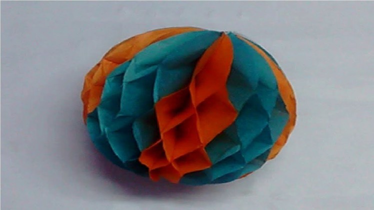 Paper Ball | Honeycomb Ball | Paper Art | Aq Media | Art and Craft | DIY Paper Craft
