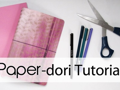 Paper-dori Tutorial | Fauxdori. Midori. Traveler's Notebook DIY | Creation in Between