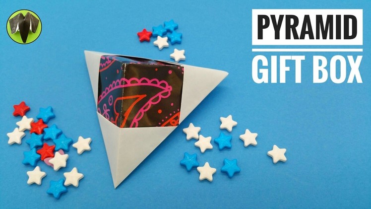 Pyramid | Triangle Gift Box - DIY Origami Tutorial by Paper Folds - 739