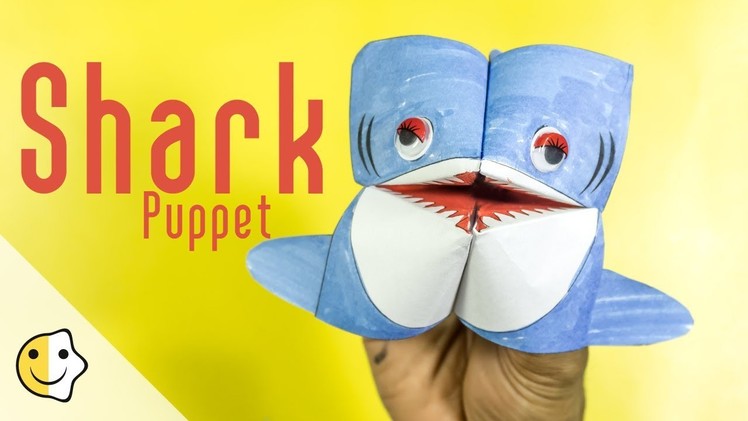 Shark Puppet for Kids: Paper Craft Ideas by CraftiKids #14