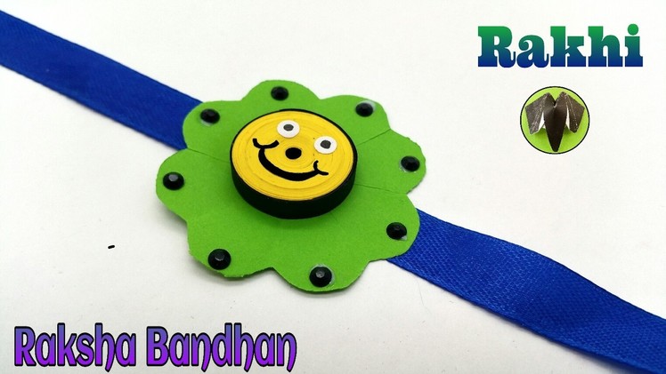 Smiley Rakhi Bracelet for Raksha Bandhan (Design - 14) - DiY Quilling Tutorial by Paper Folds - 743