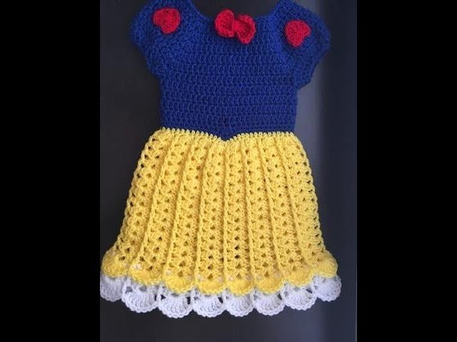 Snow white dress - crochet skirt - Simple elegant skirt - DIY - DIY tutorial - English