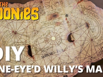 The Goonies: One-eyed Willy's Map DIY Tutorial!