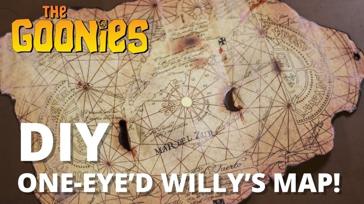 The Goonies: One-eyed Willy's Map DIY Tutorial!
