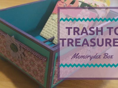 Trash to Treasures: Memorydex Box DIY Tutorial