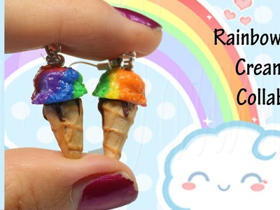 Tutorial: DIY Ice Cream Rainbow Collab - FIMO, Polymer Clay