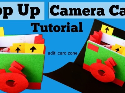 Unique Instax card tutorial | Pop up card tutorial | Diy card | Camera card tutorial | Diy scrapbook