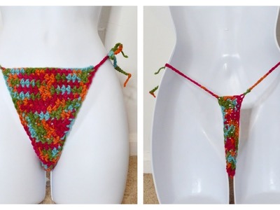 18+ DIY Crochet Thong Bikini Bottom ???? | The KBIV Way