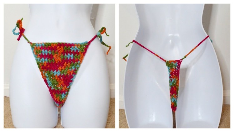 18+ DIY Crochet Thong Bikini Bottom ???? | The KBIV Way