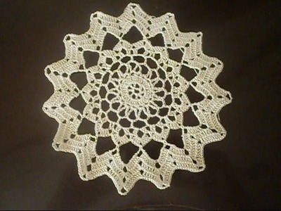An Easy Crochet Doily ideal for beginners.