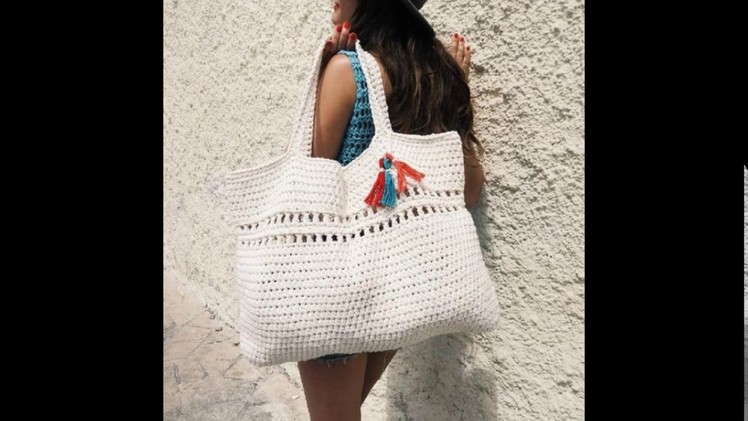 Bolsos de playa a ganchillo | Crochet beach bag