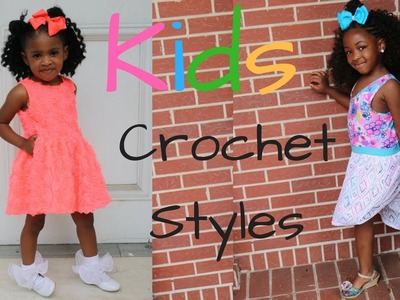 Cheap Hair Diary | Kids Crochet Styles + Feed Ins | JaundraTenice