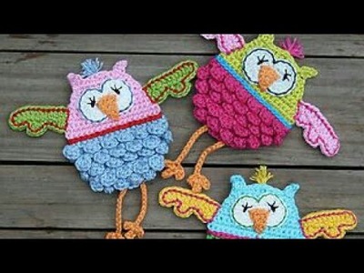 Crochet applique design