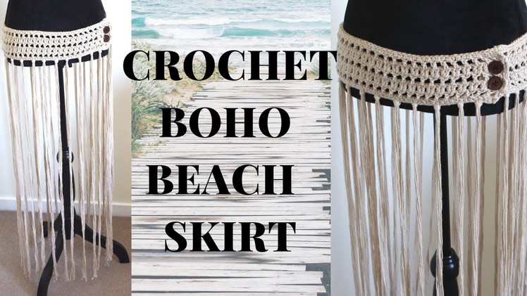 Crochet Boho Beach Skirt - Crochet Beach Skirt