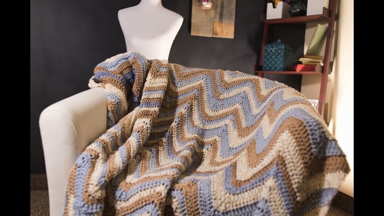 Crochet Chevron Afghan Pattern Tutorial