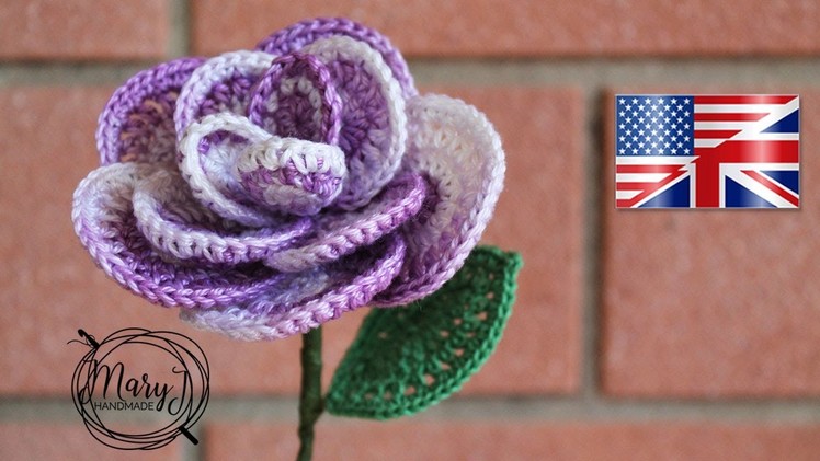 Crochet Flower | Favor | Rose | MARYJ HANDMADE