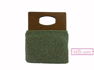 Crochet Handbag with Palm Handles
