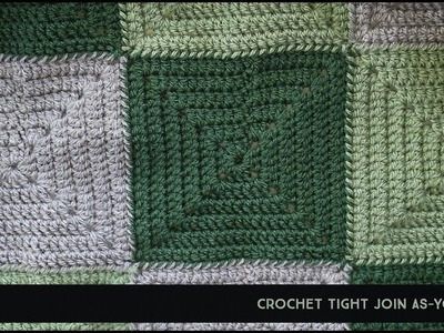 Crochet Tight Join-As-You-Go Tutorial