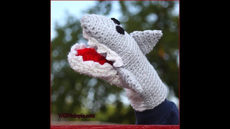Crochet Tutorial: Great White Shark Hand Puppet