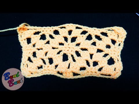 CROSETAT - Model geometric flori(Crochet pattern)