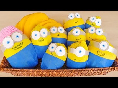 Despicable Me Minion Gift Basket! - How to Wrap Fruits Creatively