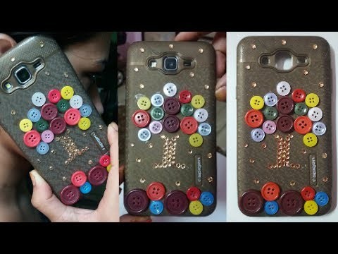 Diy Button design Phone Case 2017 | How to make phone case at home|| By Beautiful You
