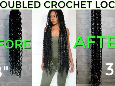 DIY Customized Faux Locs | DOUBLE the length of your crochet locs | ft Shopbeautydepot