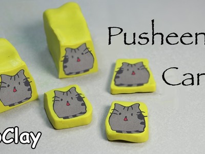 Diy - How to make a Pusheen cat polymer clay cane