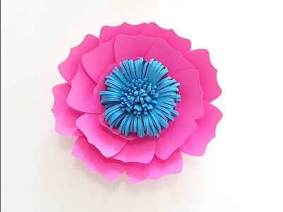 DIY Paper Flower Center Tutorial