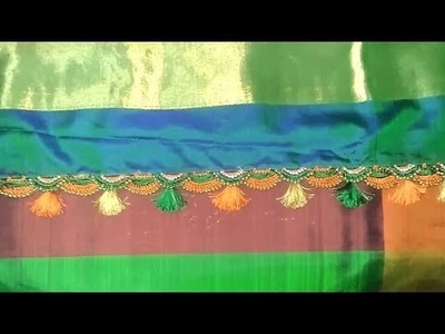 Double krosha saree kuchu 2 || how to make double crochet saree tassels 2