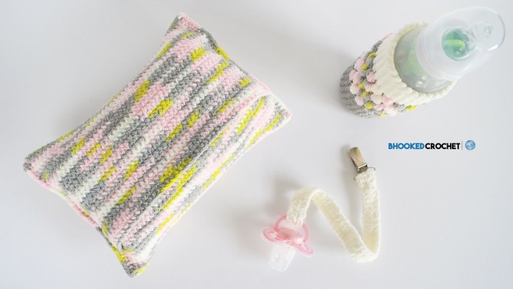 Easy Crochet Baby Shower Gift Set Tutorial