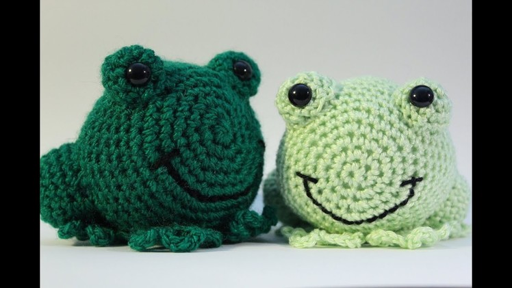Frankie Frog Crochet Along Video Tutorial. Caterpillar Crochet Amigurumi