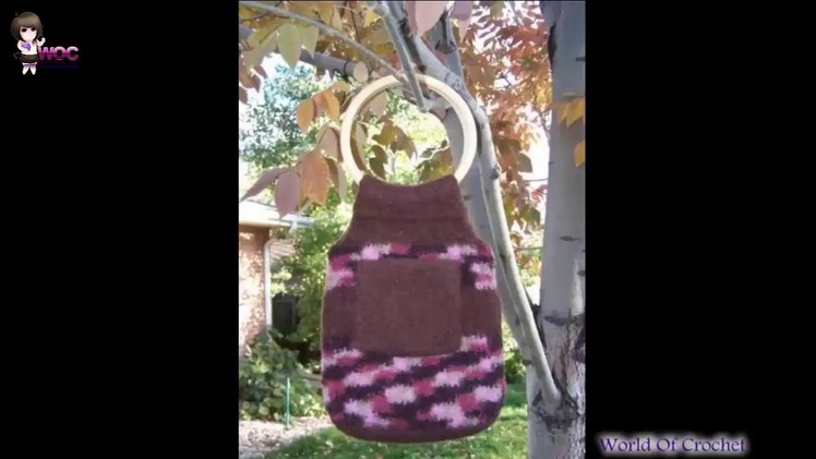 Free Felted Crochet Bag Pattern | Crochet Bag Patterns and Tutorials