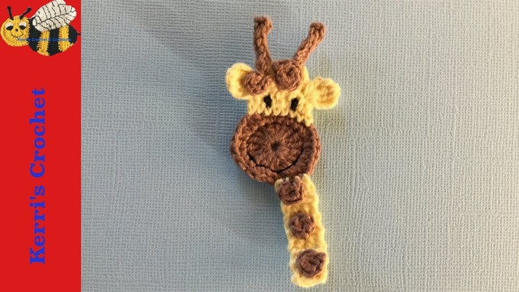 Giraffe Crochet Pattern How-to (Train Series part 7)
