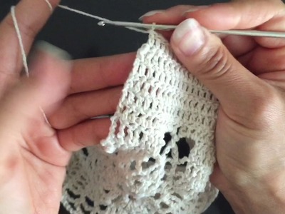 How to Crochet a Nice Even Edge on Rows of Double Crochet DC | Handmade by GemFOX Fiber